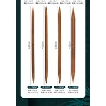 Bamboo Knitting Needle Supplier - 36cm Carbonized Straight Needle