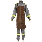 Welding Jacket Manufacturer - Heavy Duty Blue Cotton Body Split Leather