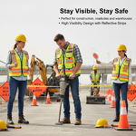 Hi Vis Safety Vest Manufacturer - ANSI Class 2 Summer Custom Logo