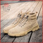 Leather Steel Toe Safety Boot Manufacturer - Rubber Bottom Industrial Protective