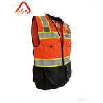 Mens Safety Vest Factory - ANSI Class 2 Custom Logo Mesh