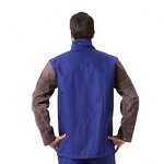 Welding Clothing Factory - CE Approved EN1611 Blue Cotton Flame Resistant