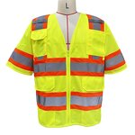 High Visibility Mesh Safety Vest Manufacturer - ANSI ISEA EN ISO 20471 Class 3