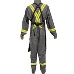 Welding Jacket Manufacturer - Heavy Duty Blue Cotton Body Split Leather