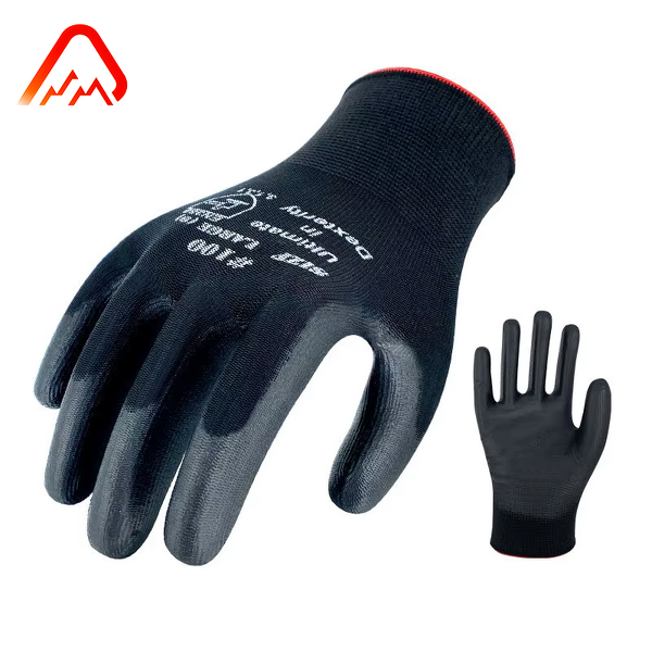 EN388 Safety Gloves Manufacturer - Anti-Slip PU Coating Custom Logo OEM
