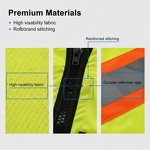 Hi Vis Safety Vest Manufacturer - ANSI Class 2 Summer Custom Logo