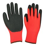 13 Gauge Polyester Gloves Factory - Sandy Nitrile Dipped Palm EN388:2016