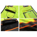 High-Vis Mesh Safety Vest Factory - ANSI/ISEA 107-2020 Color-Block