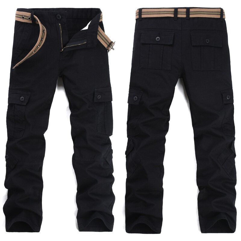 Men's Cargo Work Pants Manufacturer - Heavy Duty Cotton Drill Hot Sale