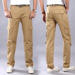 Men's Cargo Work Pants Manufacturer - Heavy Duty Cotton Drill Hot Sale