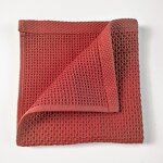 Cotton Waffle Dish Cloth Factory - Honeycomb Grid Dual Use Wet Dry