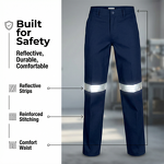 Reflective Safety Pants Manufacturer - High Visibility for Construction Use