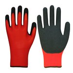 13 Gauge Polyester Gloves Factory - Sandy Nitrile Dipped Palm EN388:2016