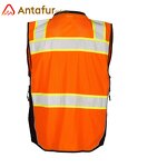 Reflective Engineer Vest Factory - ANSI Class 2 Heavy Woven Two Tone