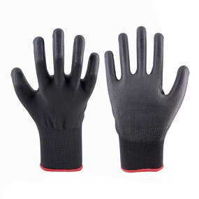 13 Gauge Polyester Gloves Manufacturer - PU Dipping EN388 Certified