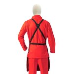 Welding BBQ Apron Factory - Flame Resistant Cowhide Split Leather Chest