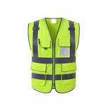 Neon Reflective Vest Factory - High Visibility Blue Cotton Construction