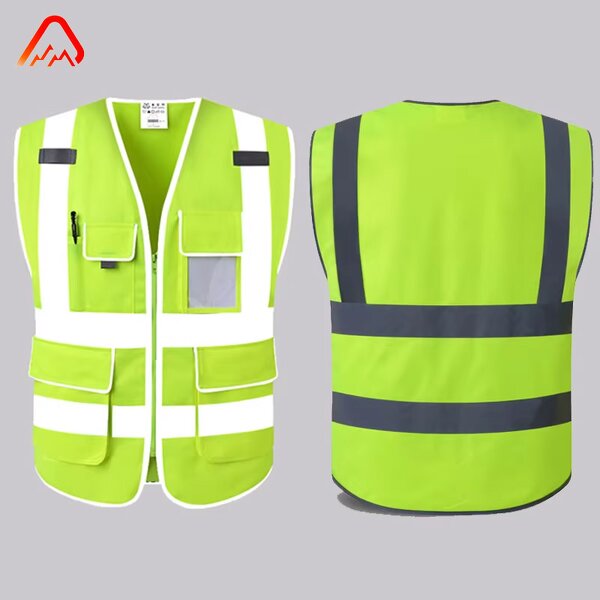 Neon Reflective Vest Factory - High Visibility Blue Cotton Construction