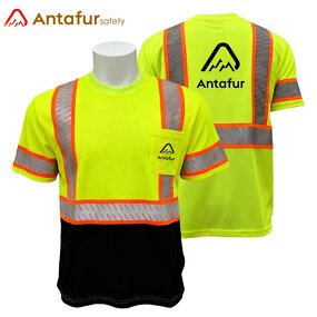 Hi-vis Safety Work Shirt Manufacturer - Class 3 Short Sleeve Reflective Tape
