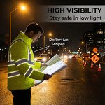 High-Visibility Safety Jacket Factory - Quilted Polyester for Cold Weather