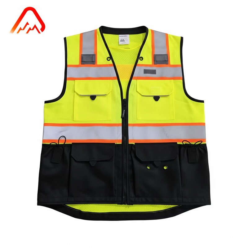 Mens Safety Vest Factory - ANSI Class 2 Custom Logo Mesh