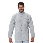 Welding Jacket Factory - Heavy Duty Flame Resistant Split Cowhide Leather