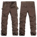 Men's Cargo Work Pants Manufacturer - Heavy Duty Cotton Drill Hot Sale