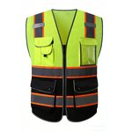 High-Vis Mesh Safety Vest Factory - ANSI/ISEA 107-2020 Color-Block