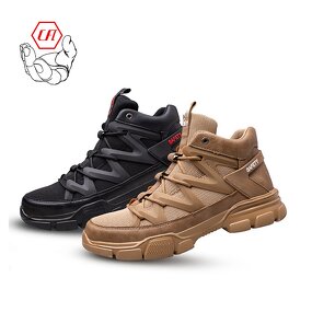 Industrial Safety Shoe Factory - Custom Logo Steel Toe Fashion Work Shoes