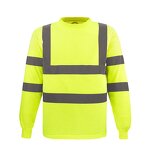 High Vis Polo Shirt Manufacturer - Two Tone Reflective Strips Mesh