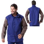 Welding Clothing Factory - CE Approved EN1611 Blue Cotton Flame Resistant