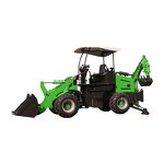 Backhoe Loader Supplier - CE EPA Mini Wheel Backhoe Loader