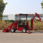 Backhoe Loader Manufacturer - 4x4 Compact Tractor Backhoe Loader