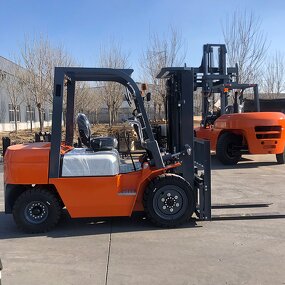 Diesel Forklift Factory - Four Wheels Manual Portable Diesel Forklift