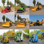 Backhoe Loader Factory - Mini Tractor Front End Loader Backhoe