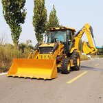Backhoe Loader Supplier - 2.5-3 Ton 4x4 Earthmoving Backhoe Loader