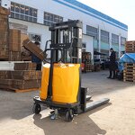 Electric Stacker Crane Supplier - 1-2 Ton Walking Support Leg Stacker