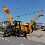 Backhoe Loader Supplier - Mini Tractor Front End Loader Backhoe