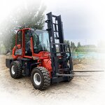 Rough Terrain Forklift Manufacturer - Articulated Off Road Diesel Forklift