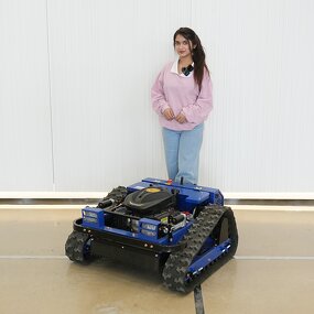 Gasoline Lawn Mower Factory - CE Slope Crawler Remote Control Mower