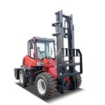 Rough Terrain Forklift Factory - 1 Ton 4WD Fully Hydraulic Forklift