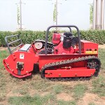 Remote Control Lawn Mower Factory - Diesel Crawler Grass Cutter
