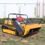 Remote Control Lawn Mower Factory - Diesel Crawler Grass Cutter
