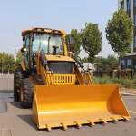 Backhoe Loader Factory - 4x4 Compact Tractor Backhoe Loader