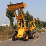 Backhoe Loader Factory - Mini Tractor Front End Loader Backhoe