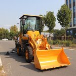 Backhoe Loader Manufacturer - CE EPA 4WD Towable Backhoe Loader