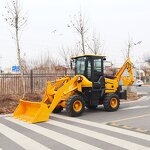 Backhoe Loader Factory - 1-1.5 Ton 4x4 Small Backhoe Loader