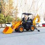 Backhoe Loader Supplier - 2.5-3 Ton 4x4 Earthmoving Backhoe Loader