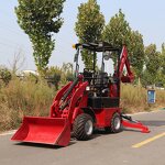 Backhoe Loader Supplier - Lateral Travel Hydraulic Backhoe Loader