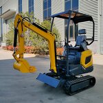Mini Excavator Factory - 1.5 Ton Backhoe with Thumb Digger